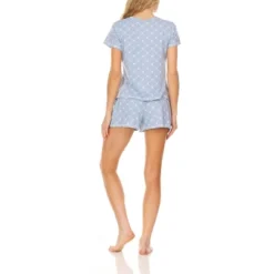 Bearpaw Women's Logo Print Jersey Short Sleeve V-Neck T-Shirt And Shorts -Run Life Style GUEST ae7dbd2d d339 4509 a6a5 5b5ebb22d32b