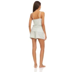 Bearpaw Women's Center Cinch Tank Top And Wide Waist Shorts, 2-Piece Sleepwear Pajama Set -Run Life Style GUEST ebbb2f1c 3a95 400f b02d 4e49a0709b90