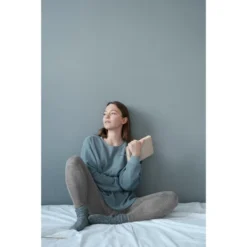 Women's High-Waisted Terry-Lined Leggings For Casual Wear, Workout And Yoga