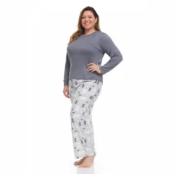 Bearpaw Women's Cozy And Soft Long Sleeve Top With Pants, 2-Piece Pajama Set For Women -Run Life Style GUEST f011527e 77db 4e0a a1e6 406b53fbfb2f